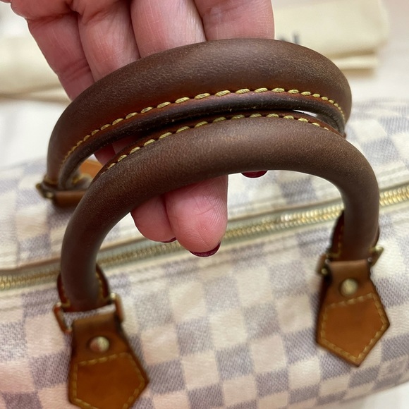 Authentic Louis Vuitton Speedy 30 Damier Azur - Picture 15 of 15